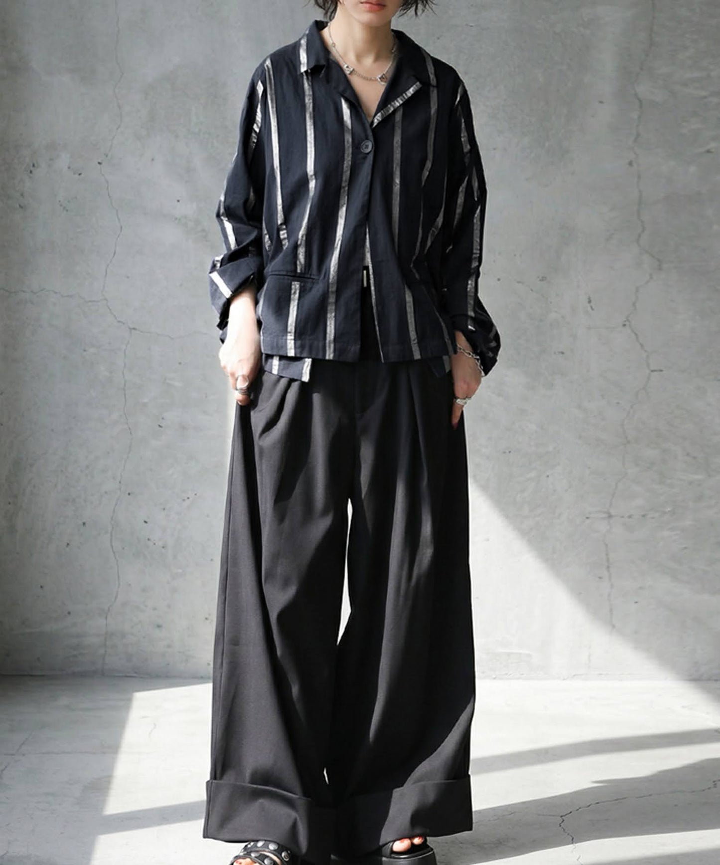 Striped Tailored Jacket Ladies