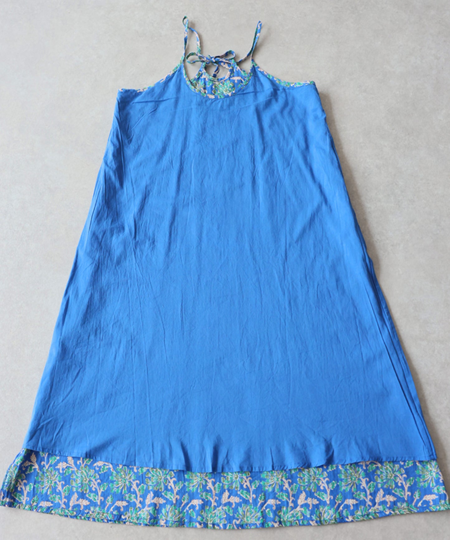 NUUUII Patterned Print 100% Cotton Long Camisole Dress Ladies