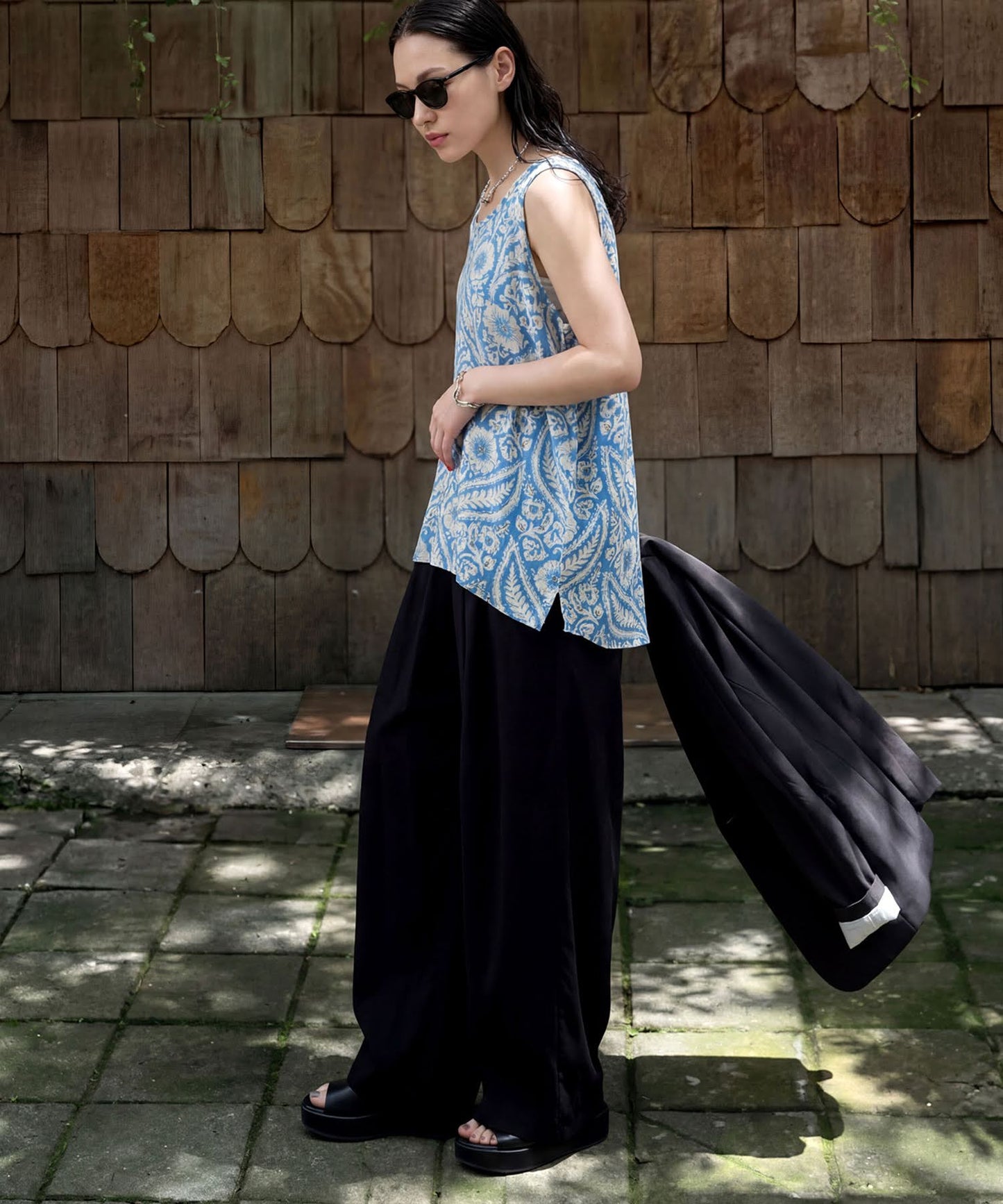 Fringe Floral Tank top Ladies