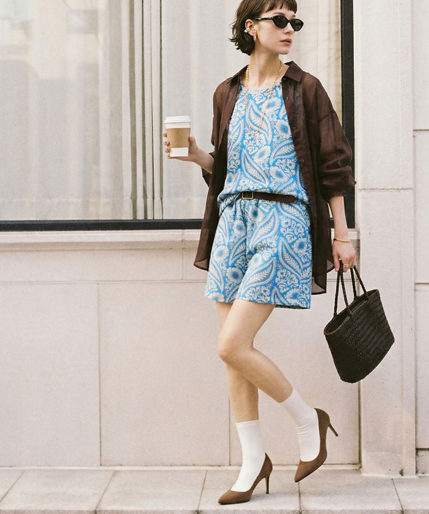 Fringe Floral Tank top Ladies