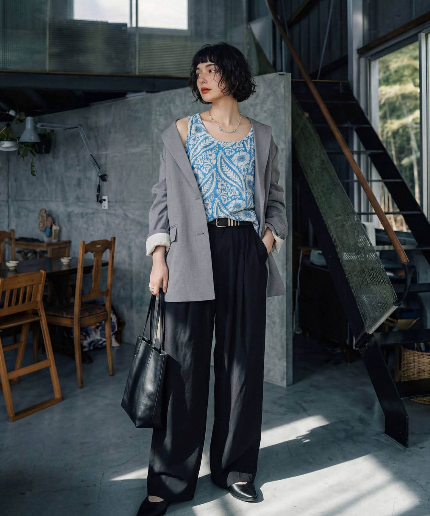 Fringe Floral Tank top Ladies