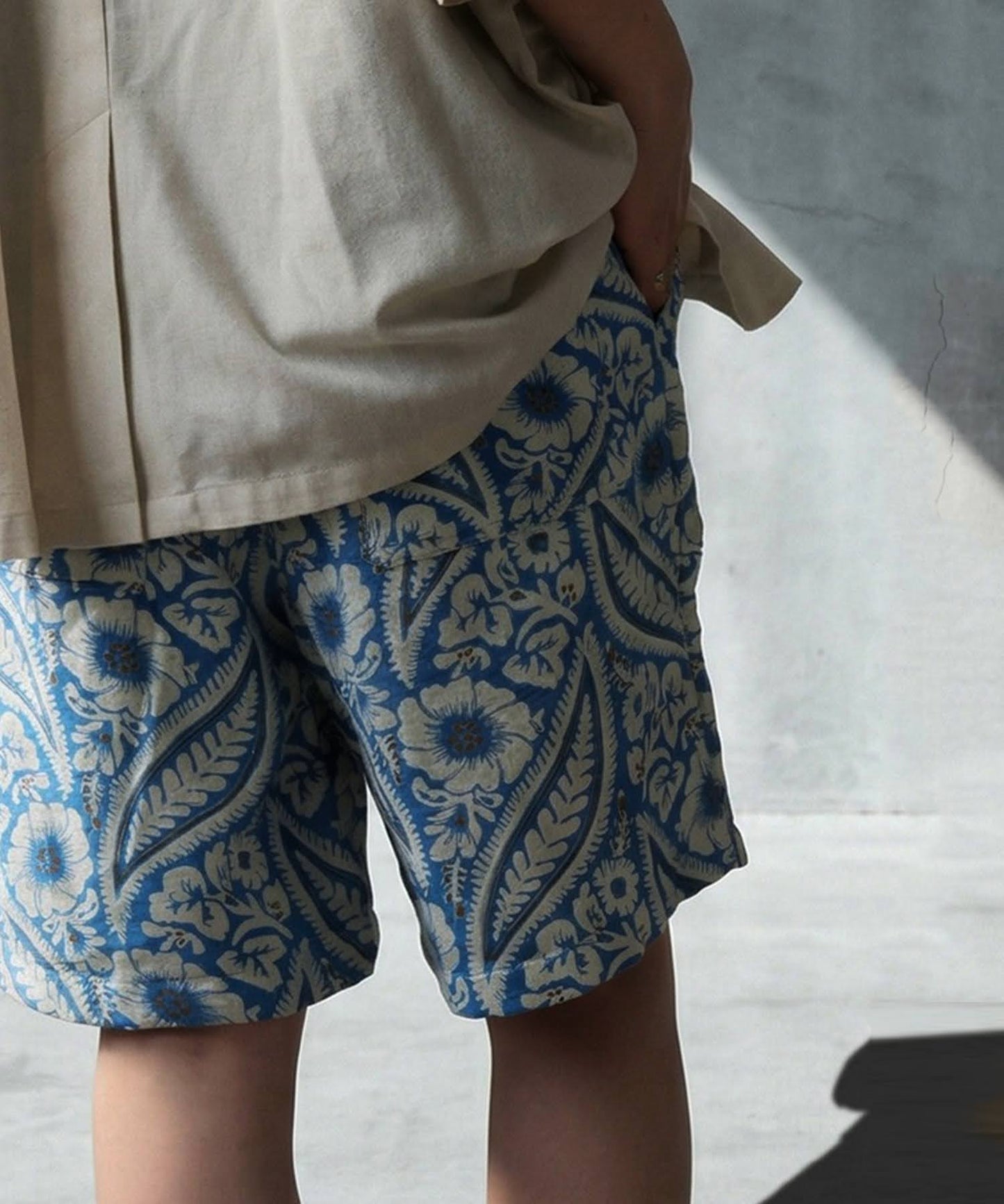 Fringe Floral Short Pants Ladies