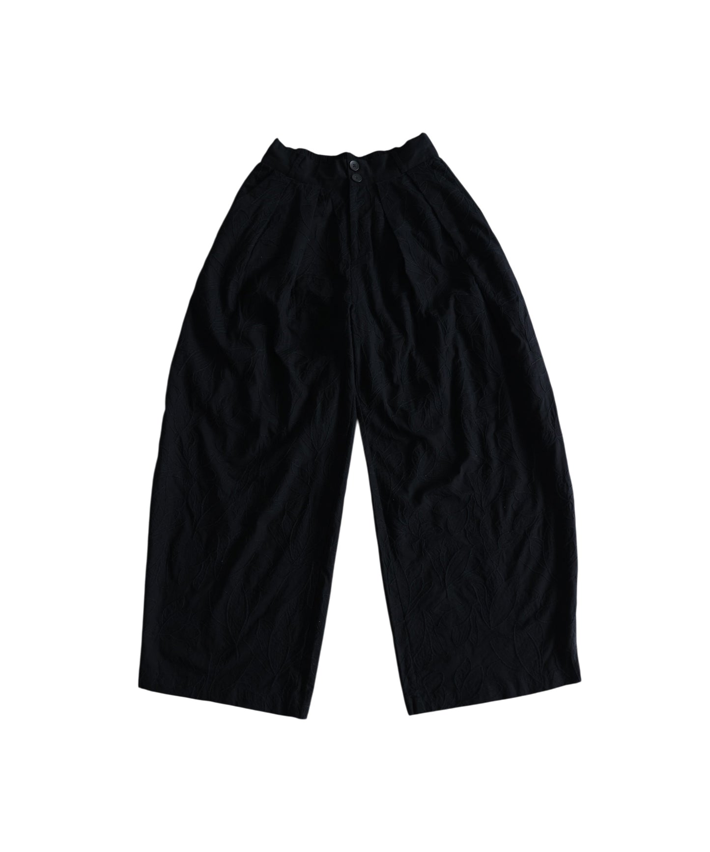 NUUUII Floral Embroidered Wide-Leg Pants With Pleats Men’s