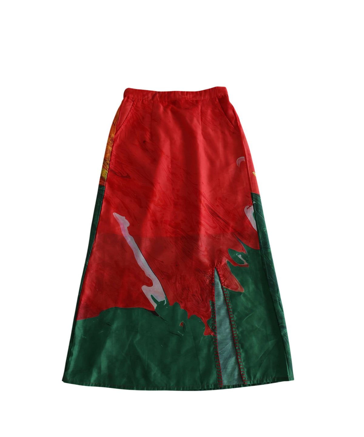 NUUUII I-Line Slit Art Skirt Ladies