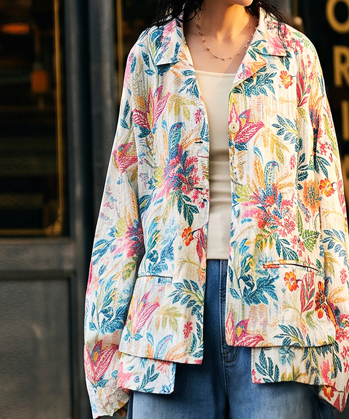 NUUUII Floral And Botanical Print Jacket Ladies