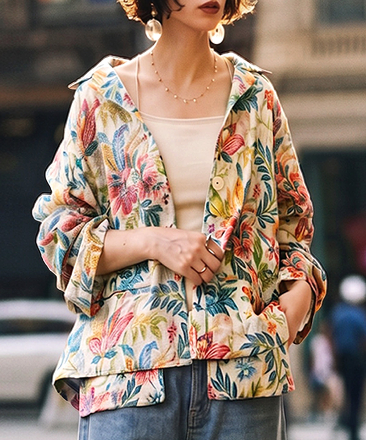 NUUUII Floral And Botanical Print Jacket Ladies