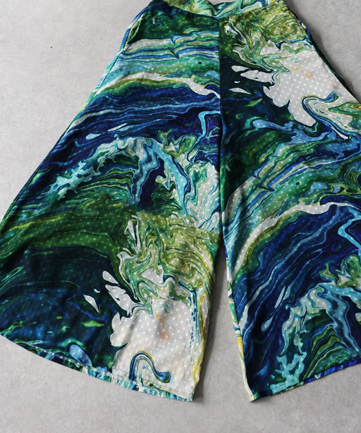 NUUUII Marble Print Art Print Wide Pants Ladies