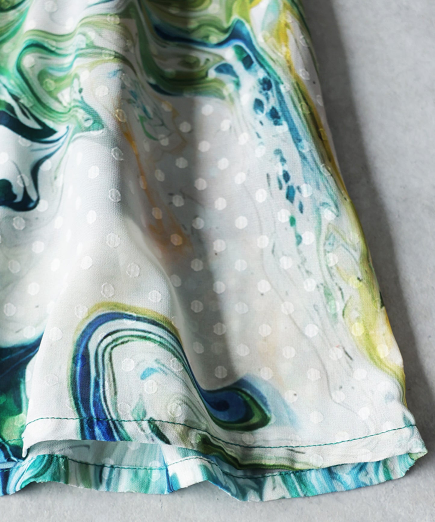 NUUUII Marble Print Art Print Wide Pants Ladies