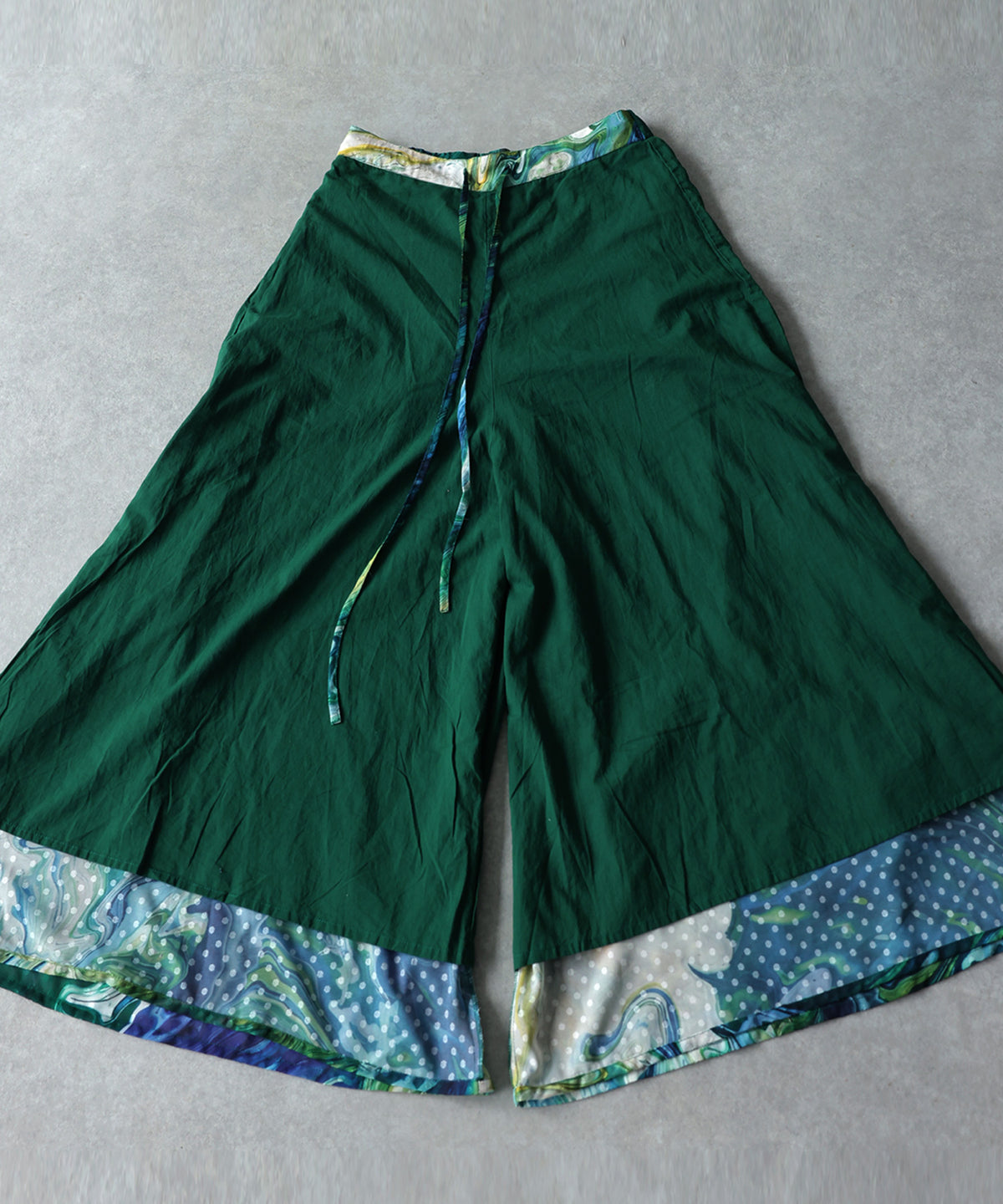 NUUUII Marble Print Art Print Wide Pants Ladies