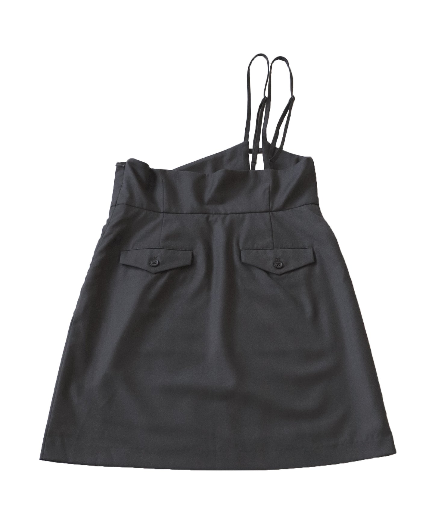 One -shoulder short skirt