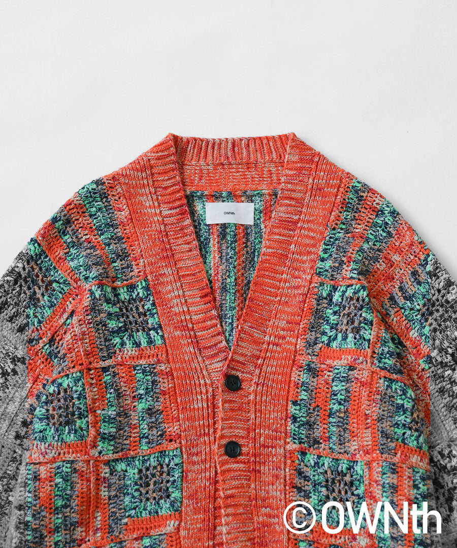 Crochet knit Cardigan Unisex