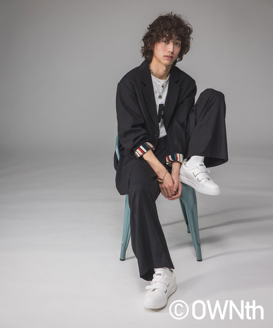 Asymmetry Design Tuck Pants Unisex