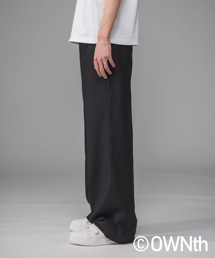 Asymmetry Design Tuck Pants Unisex