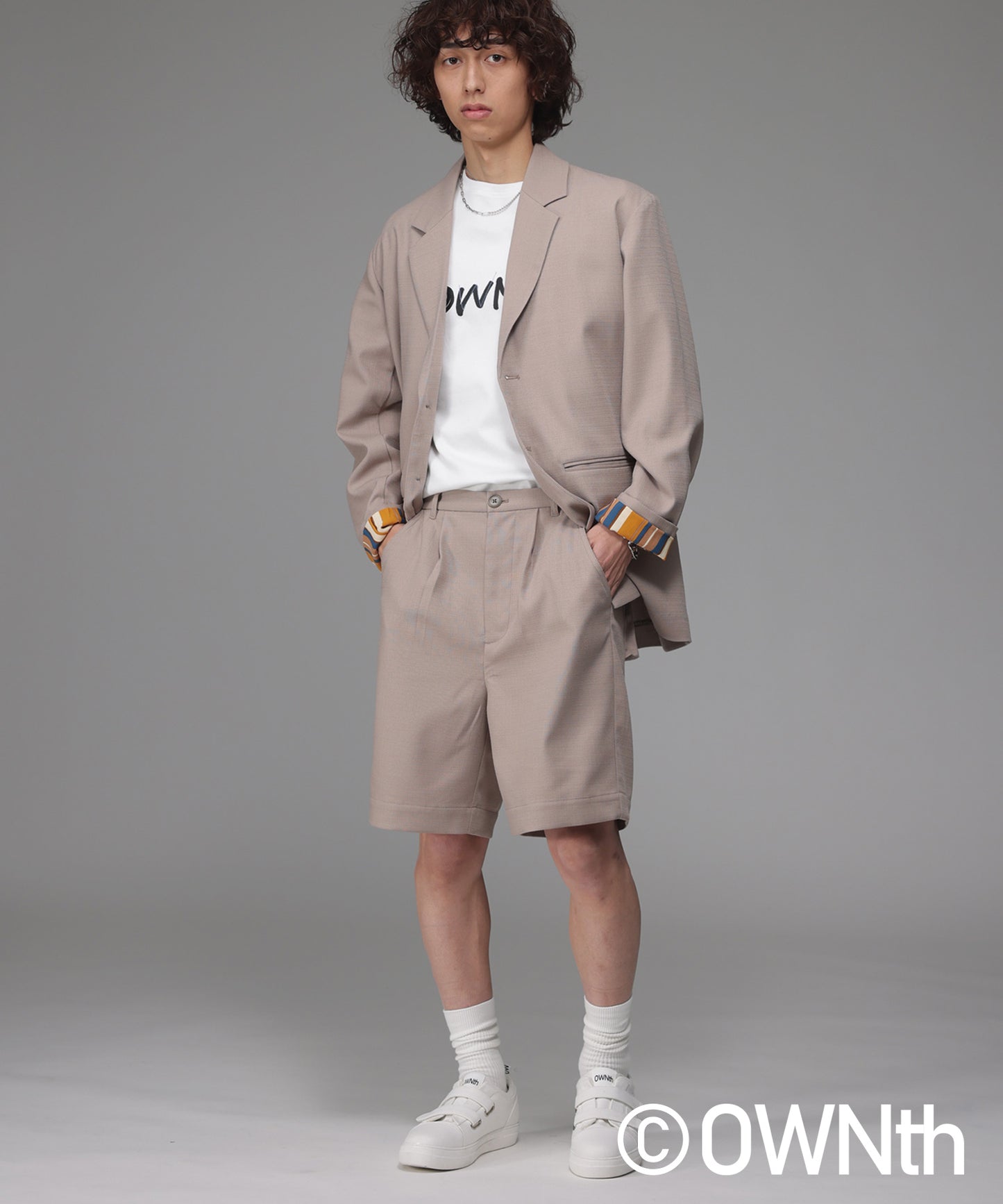 Linen-like Half Pants Unisex