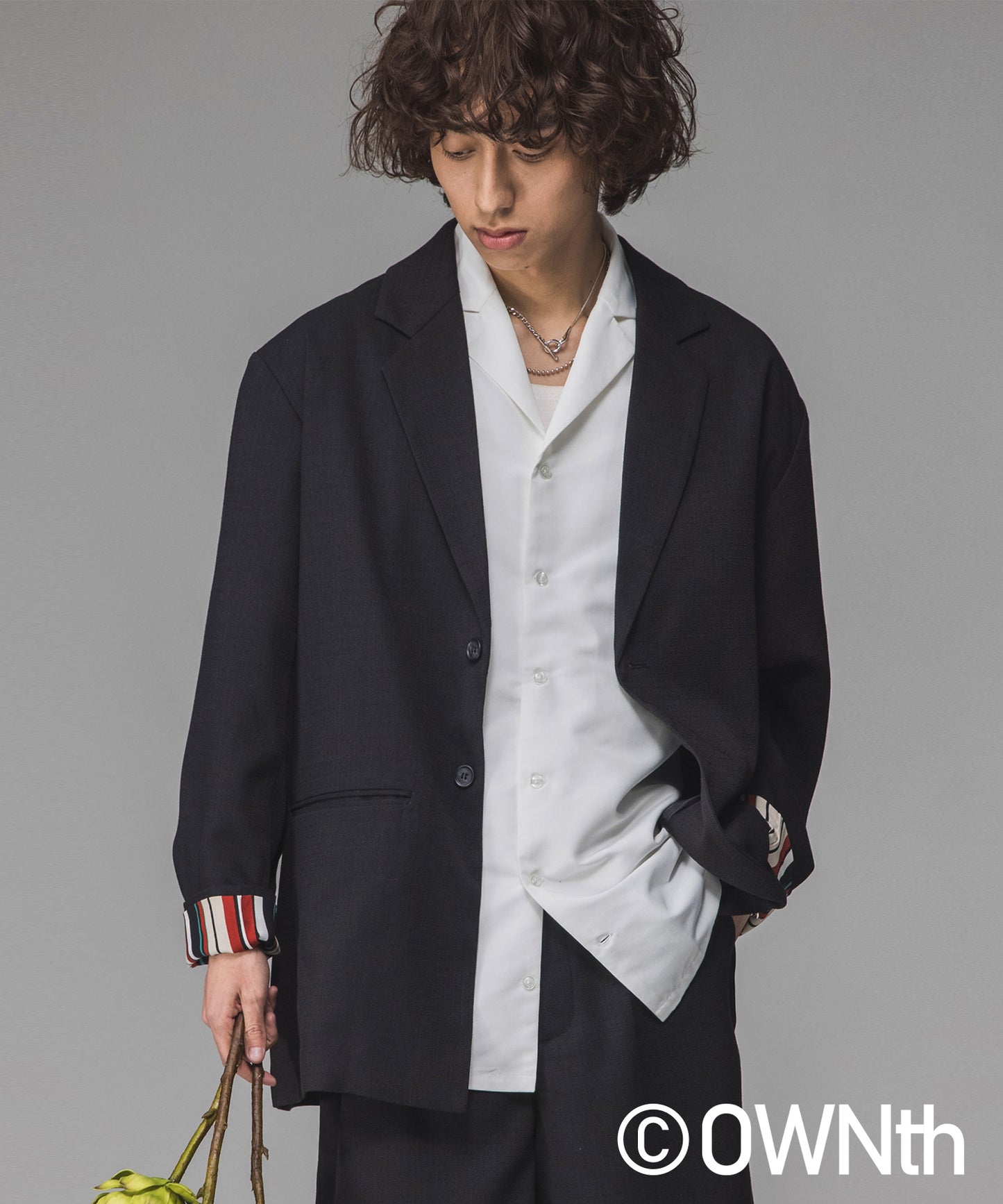 Linen-like over jacket Unisex