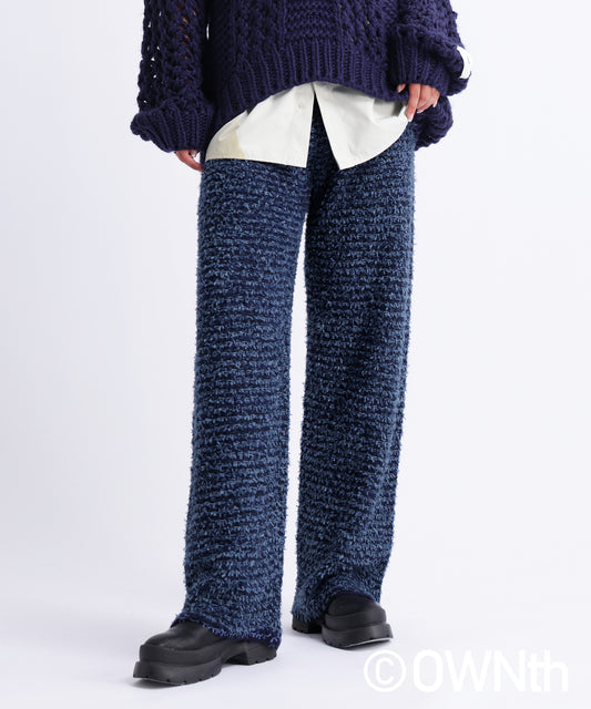 Tape Yarn Knit Pants Ladies