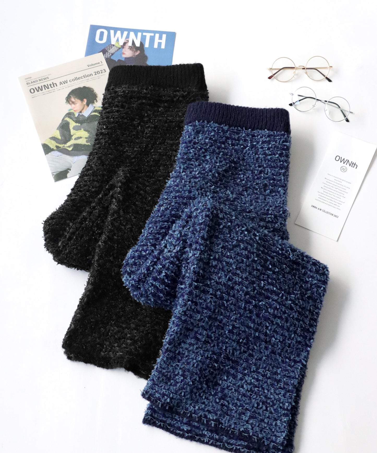 Tape Yarn Knit Pants Ladies