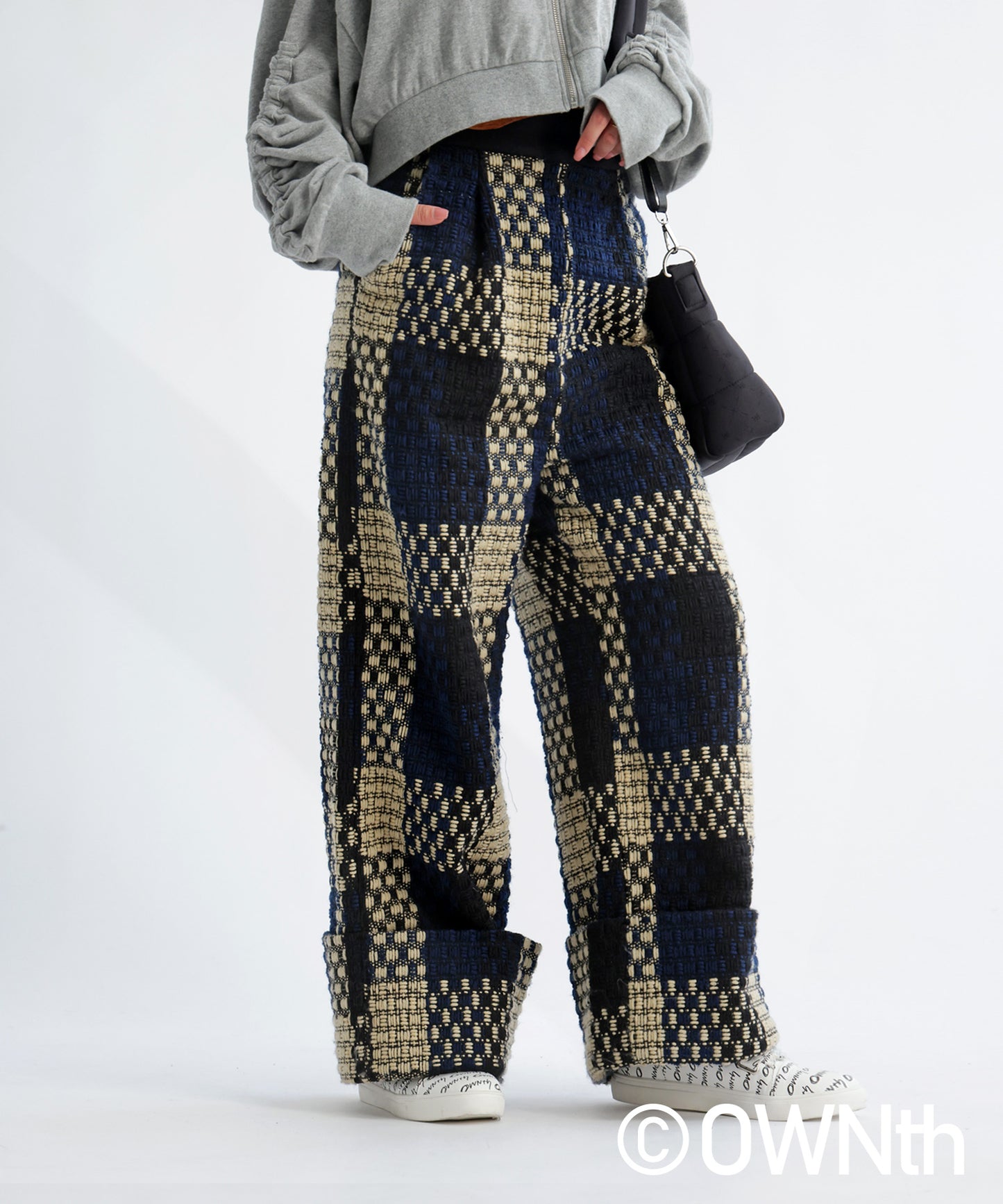 Tweed Wide Pants Ladies