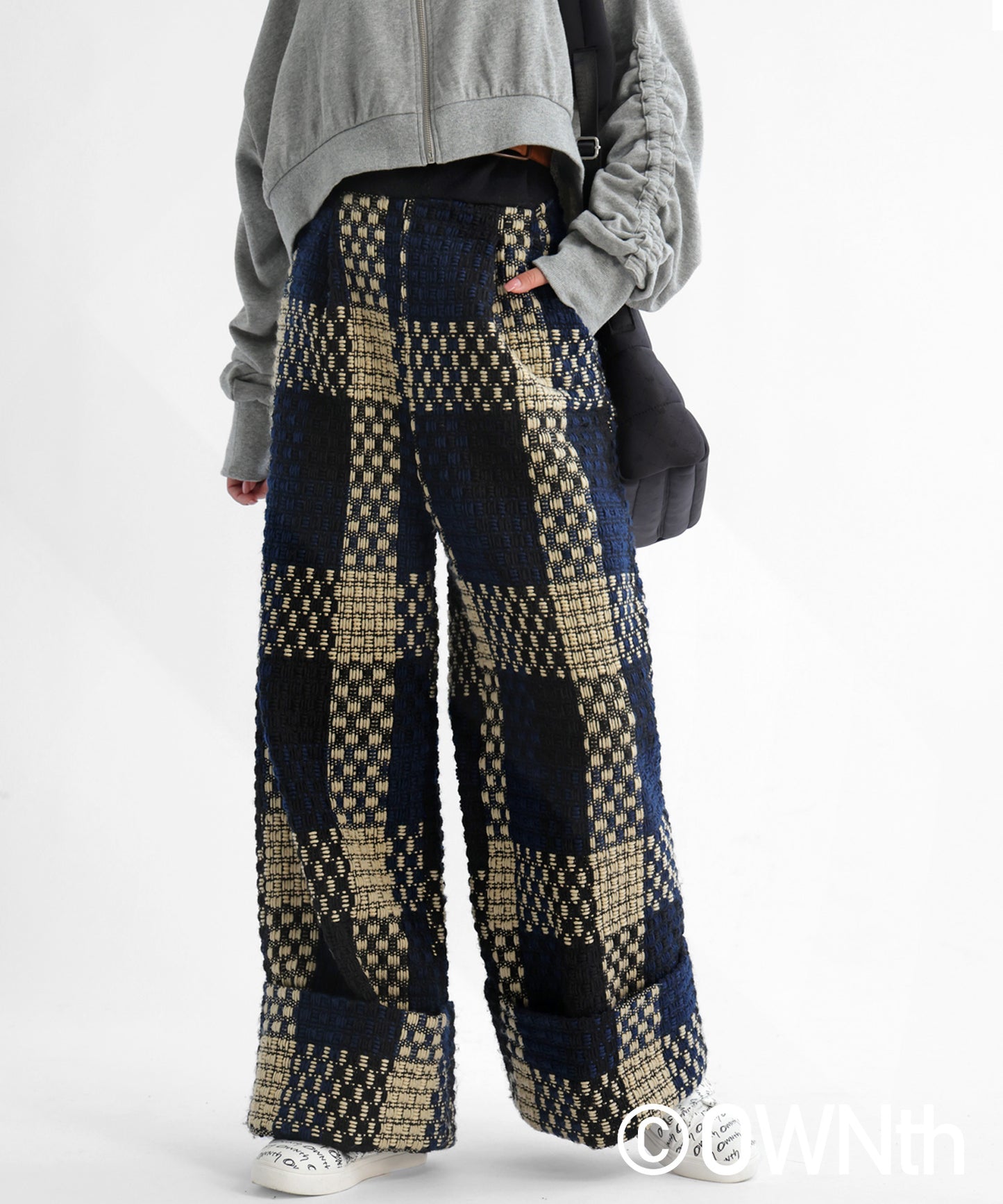 Tweed Wide Pants Ladies