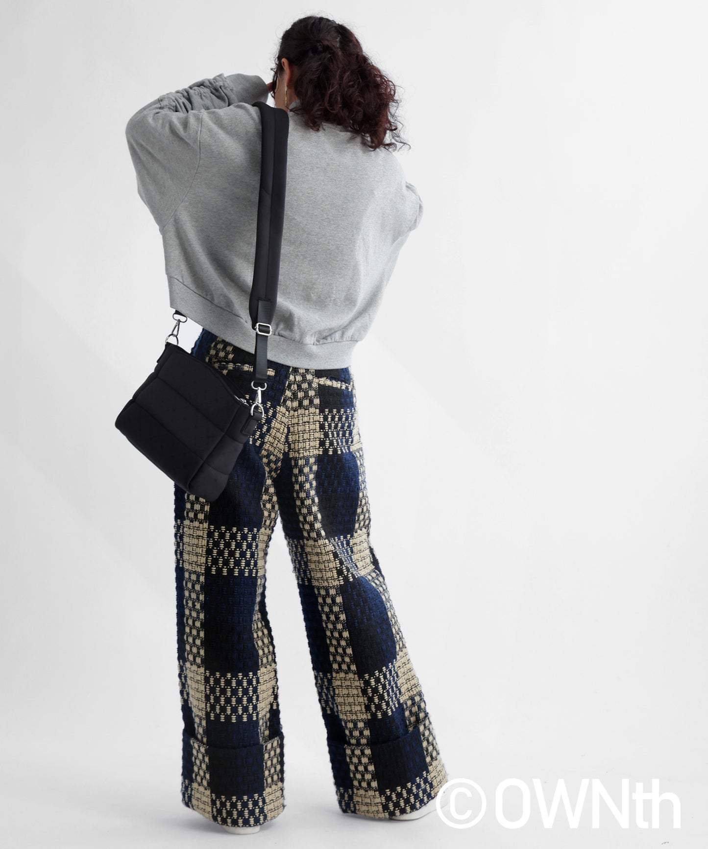 Tweed Wide Pants Ladies