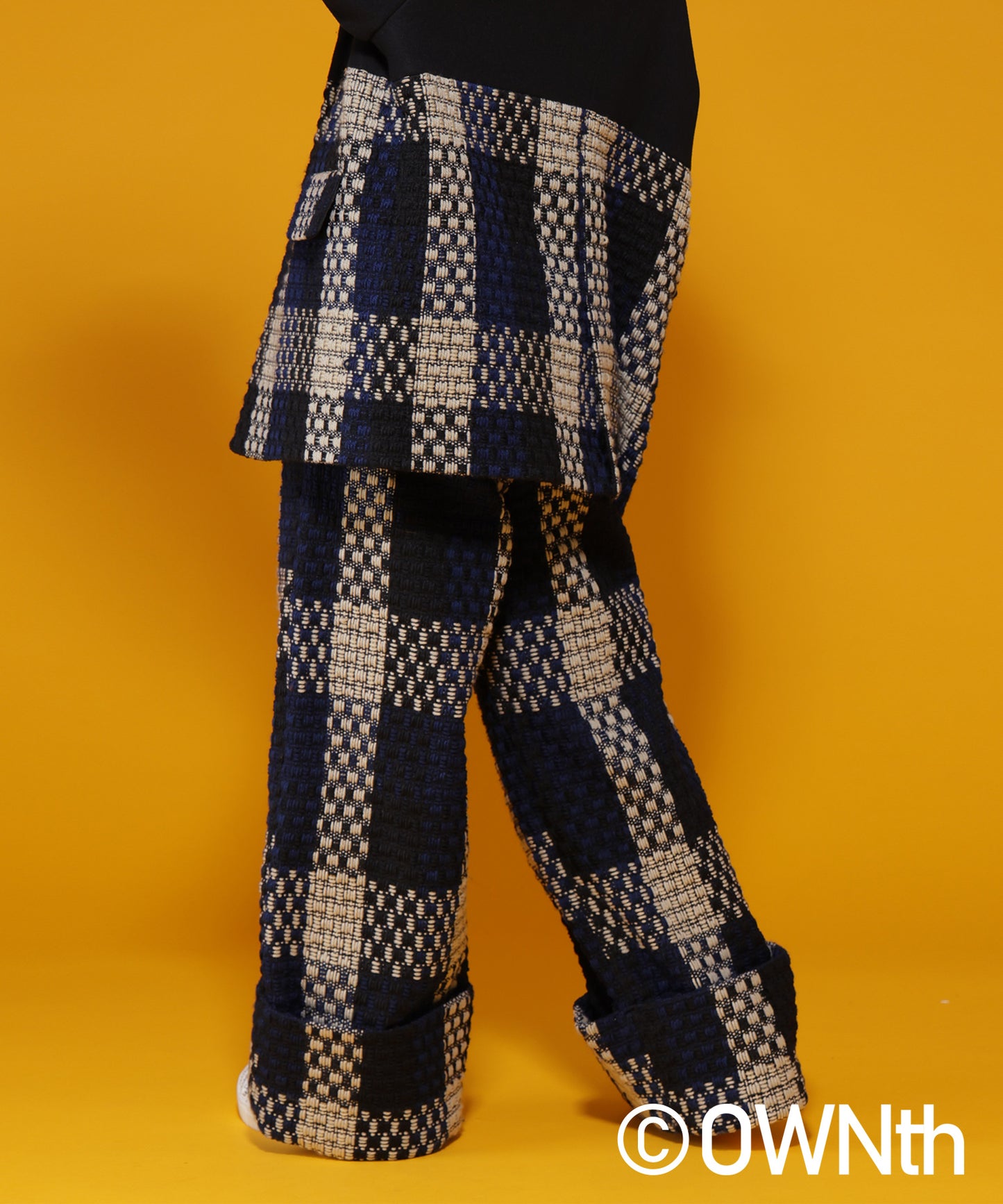 Tweed Wide Pants Ladies