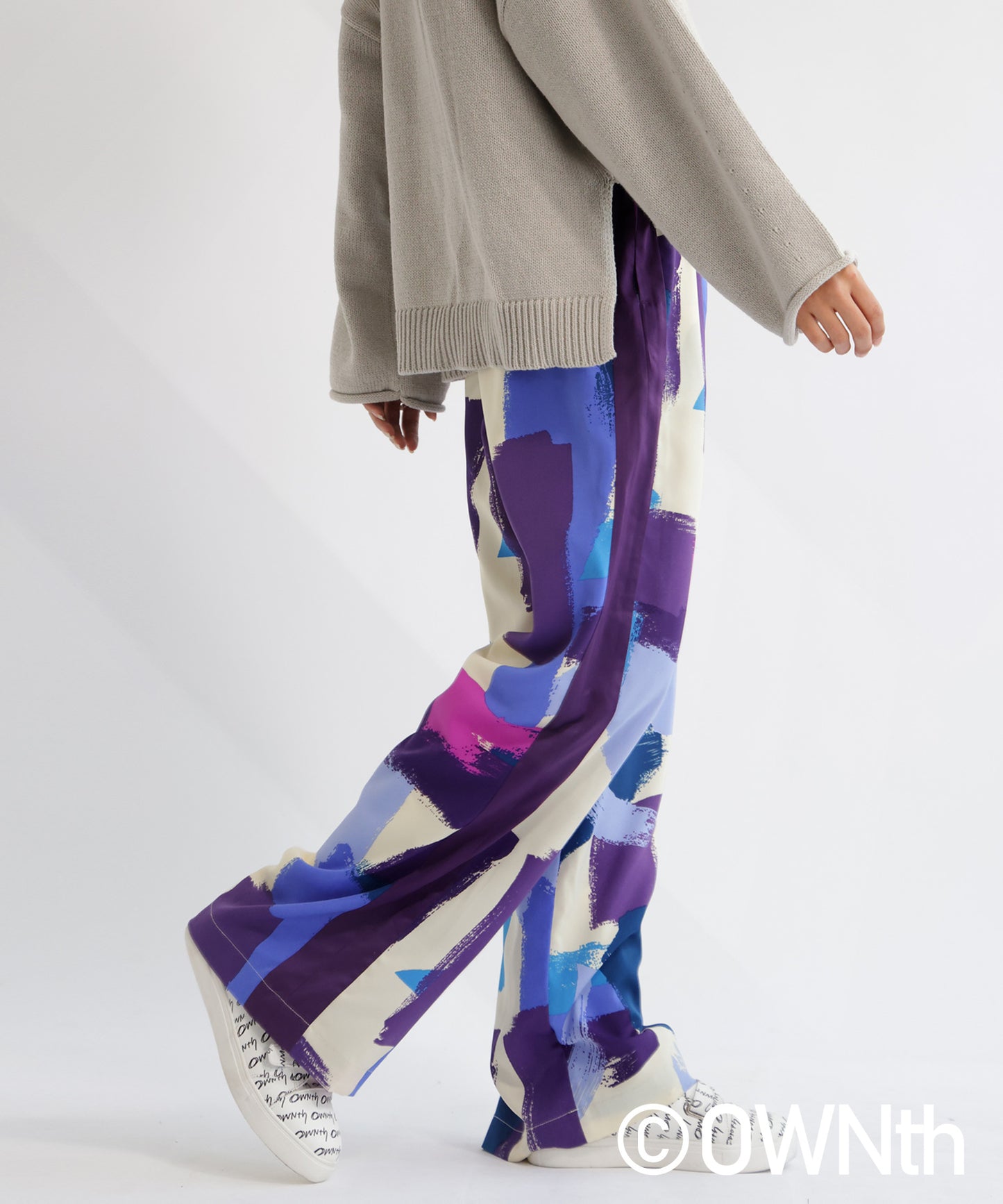 Sideline Paint Pattern Easy Pants Ladies