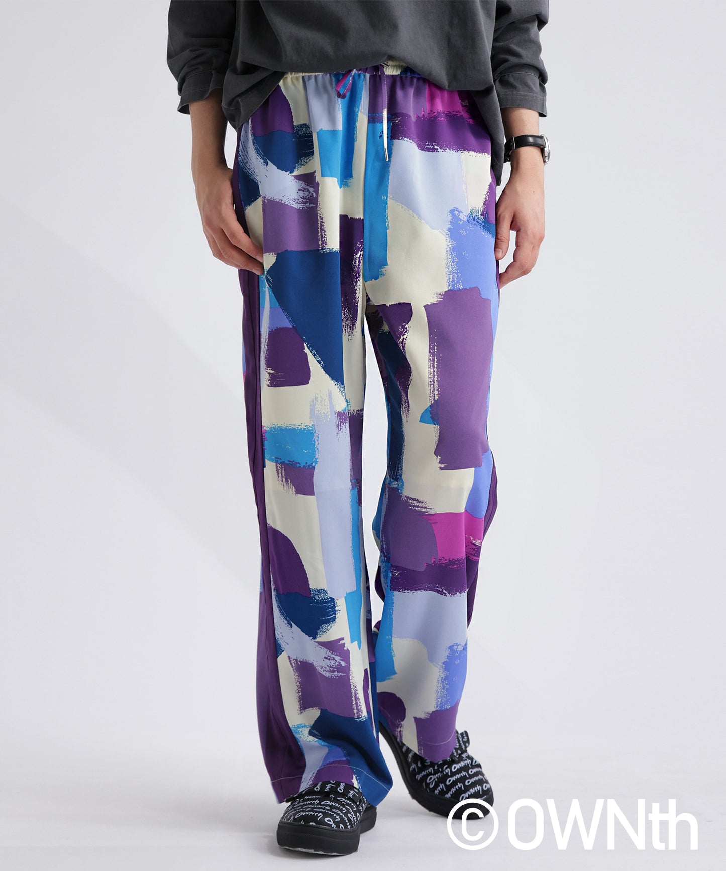 Sideline Paint Pattern Easy Pants Ladies