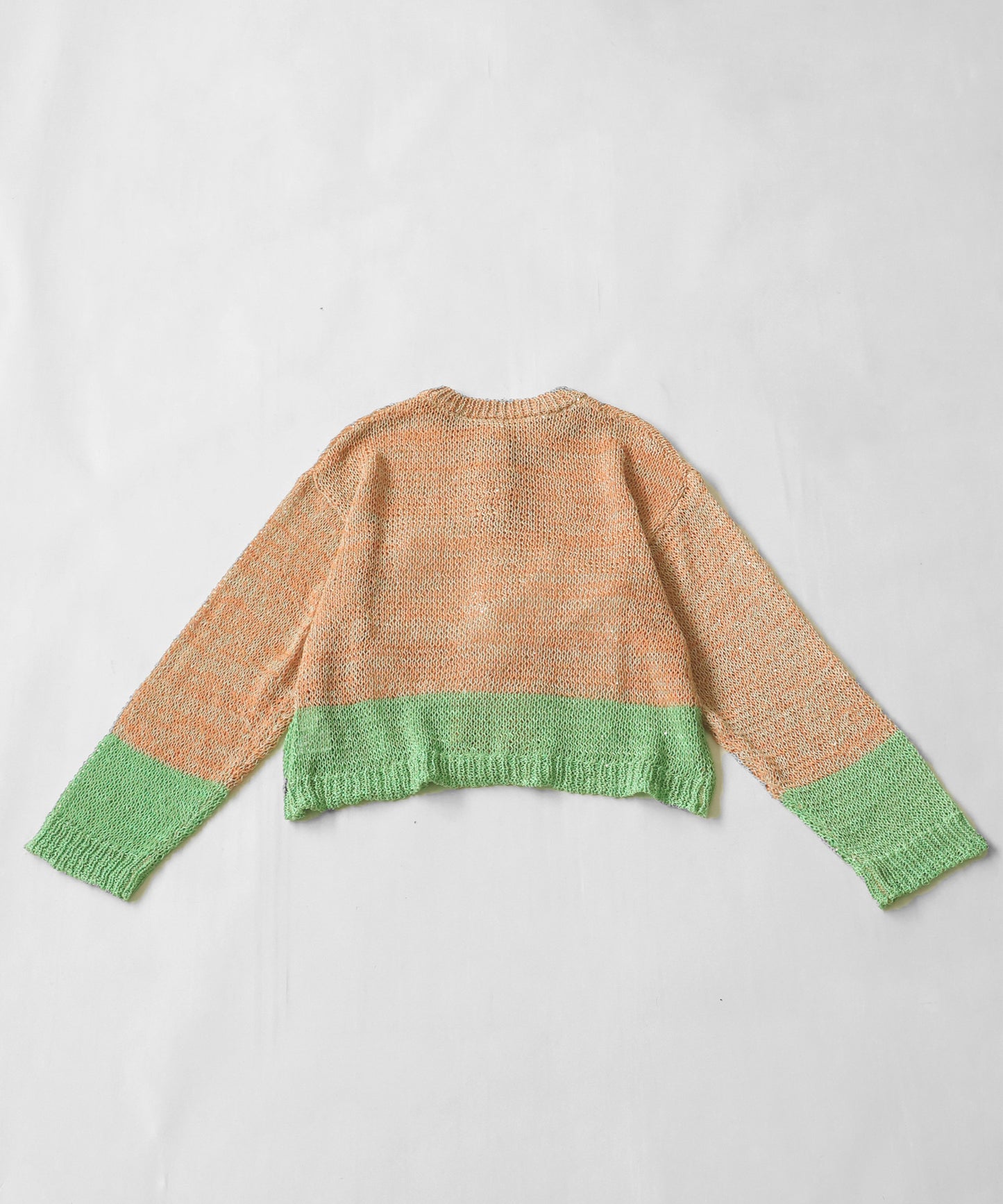 Sequin Openwork Knit Cardigan Ladies