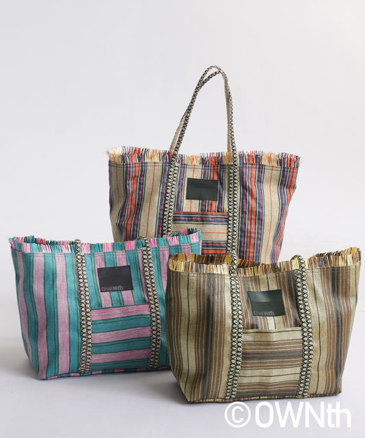 Striped Tote Bag Ladies