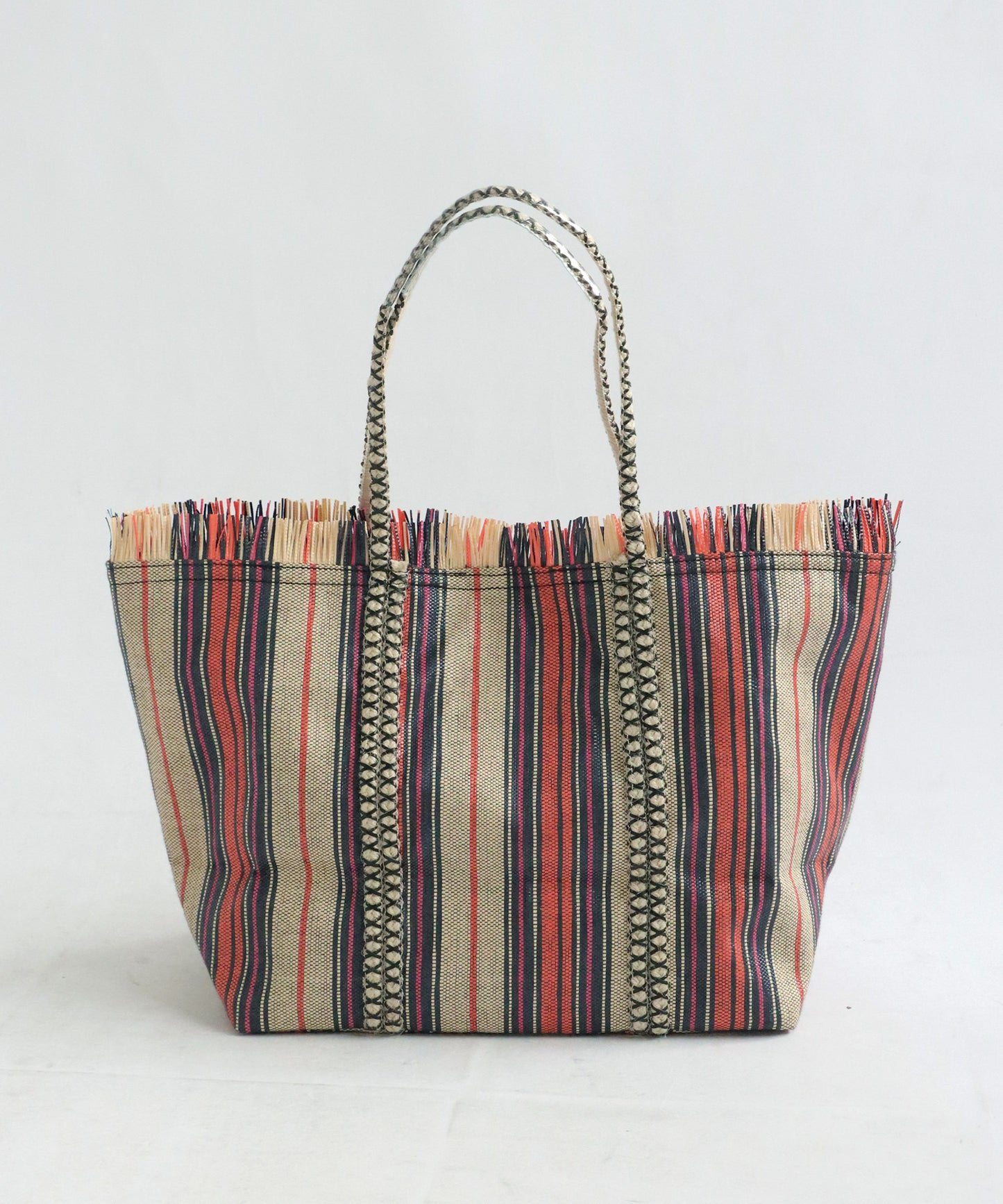 Striped Tote Bag Ladies