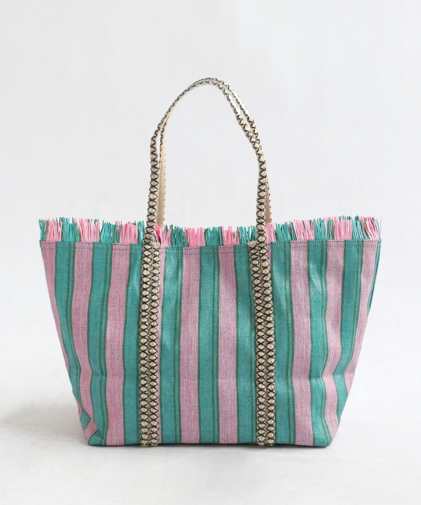 Striped Tote Bag Ladies