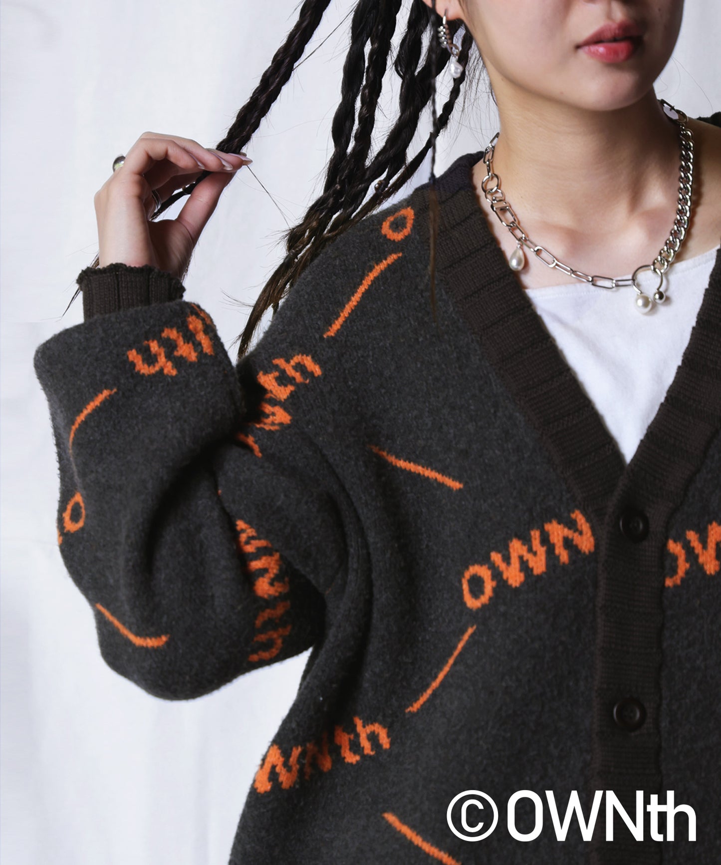 OWNth Monogram Cardigan Unisex