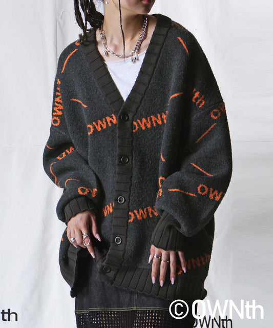 OWNth Monogram Cardigan Unisex