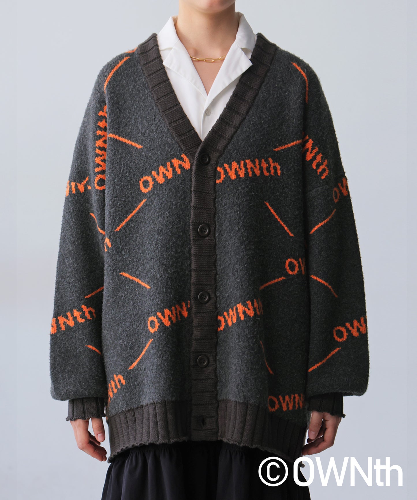 OWNth Monogram Cardigan Unisex