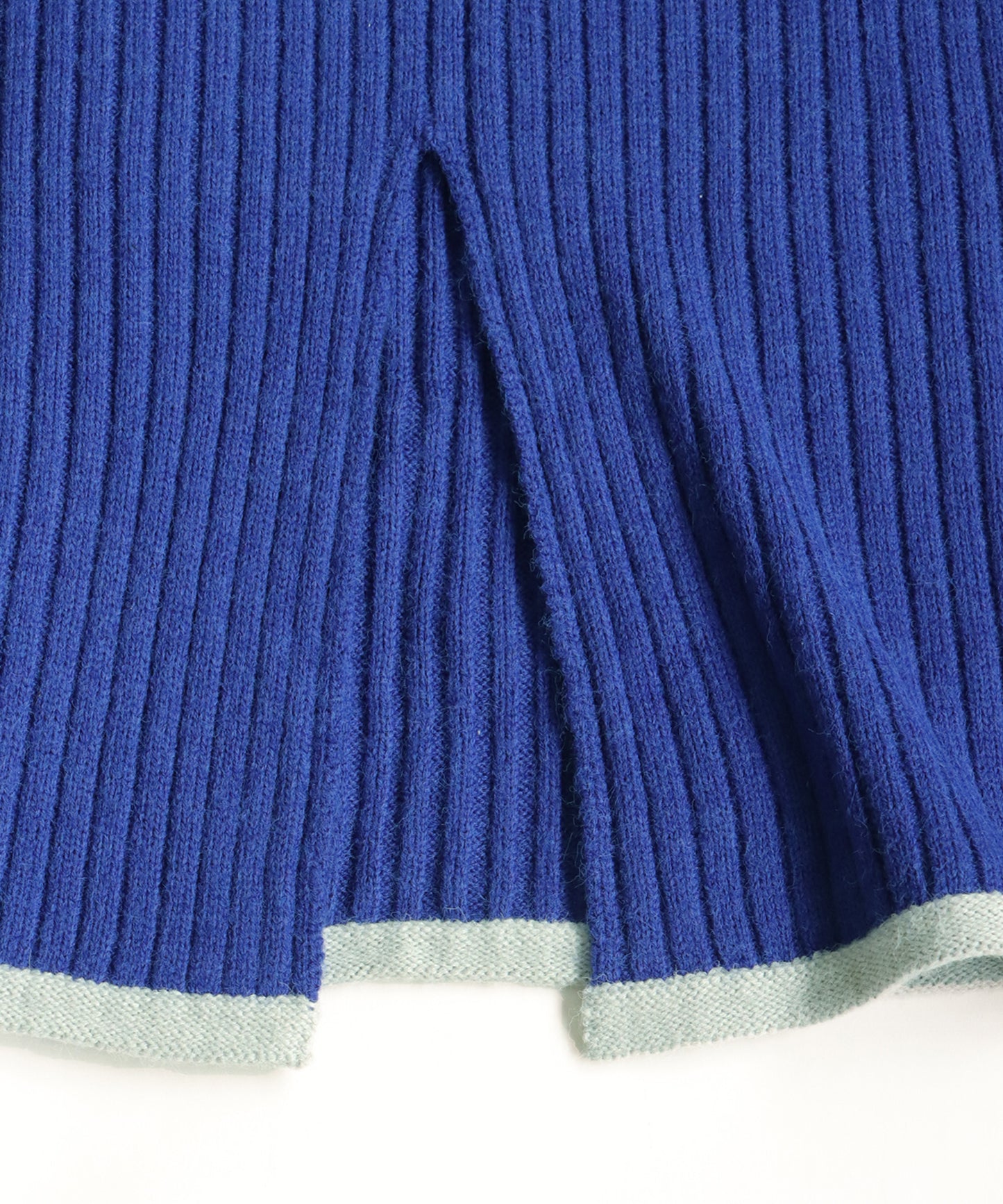 Switching Rib Knit Skirt Ladies