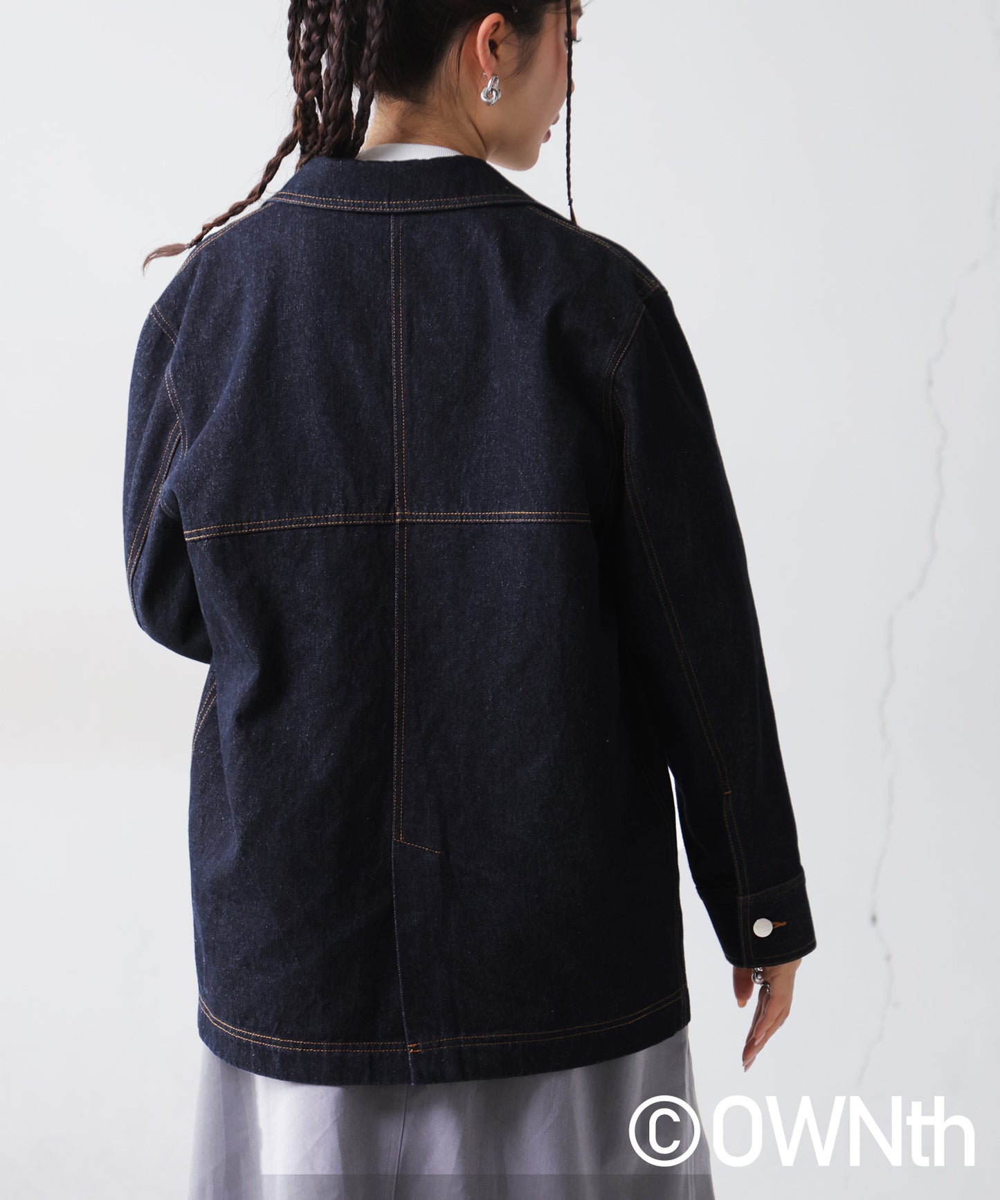 Denim Tailored Jacket Unisex