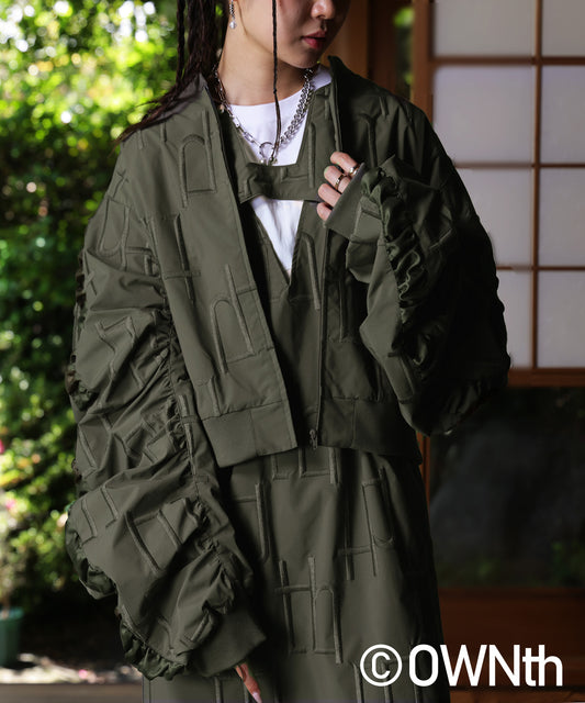 Monogram Volume Sleeve Blouson Ladies