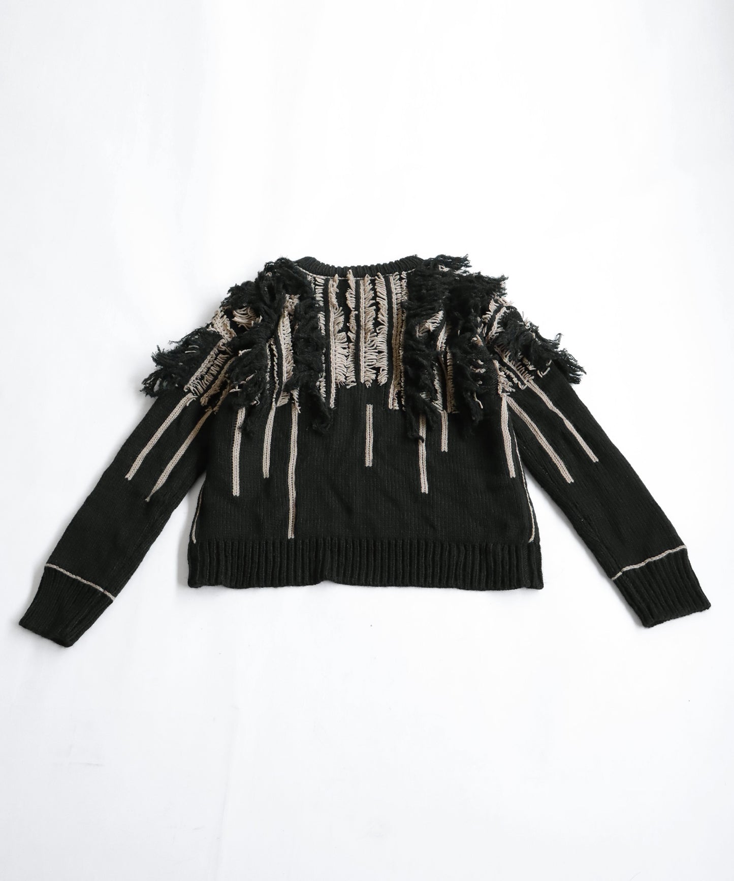 Fringe Knit Tops Ladies