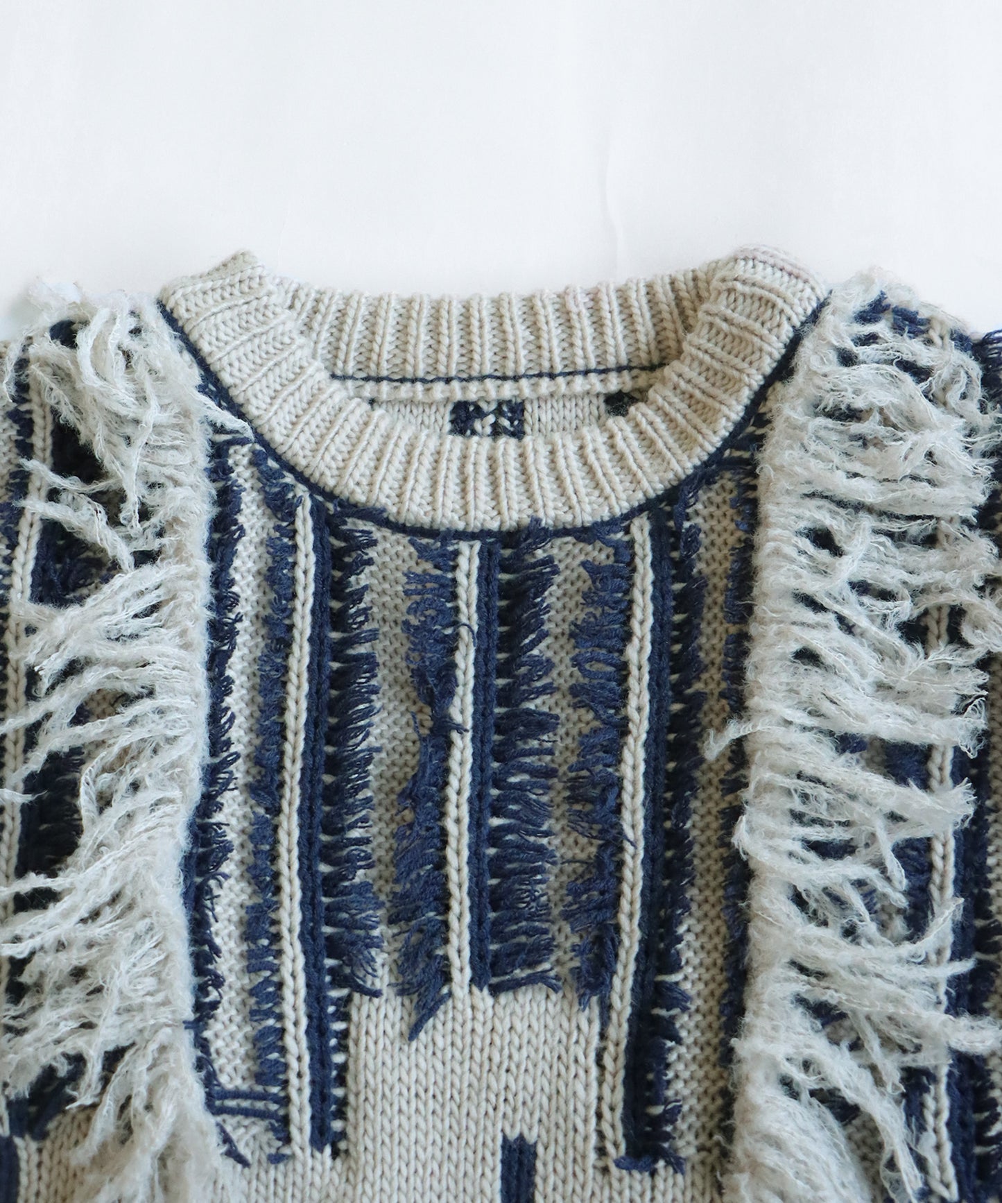 Fringe Knit Tops Ladies