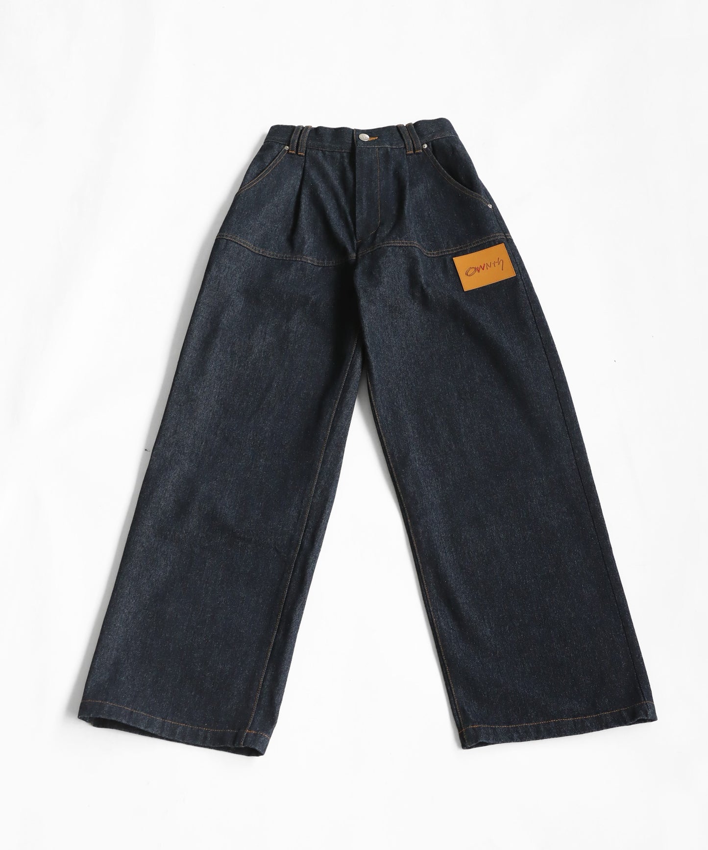 Denim Straight Pants Unisex