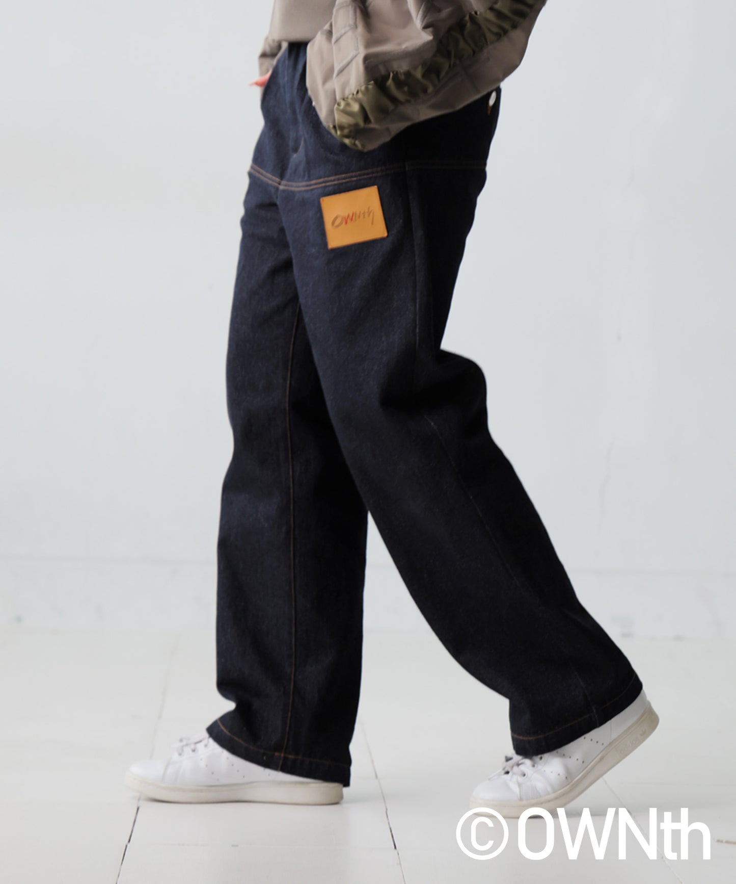 Denim Straight Pants Unisex