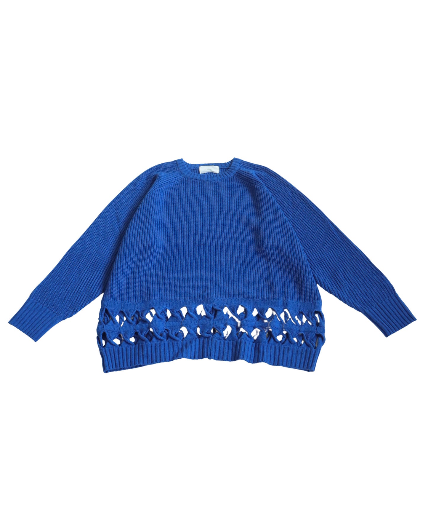 Twisted Hem Design Knit Tops Unisex