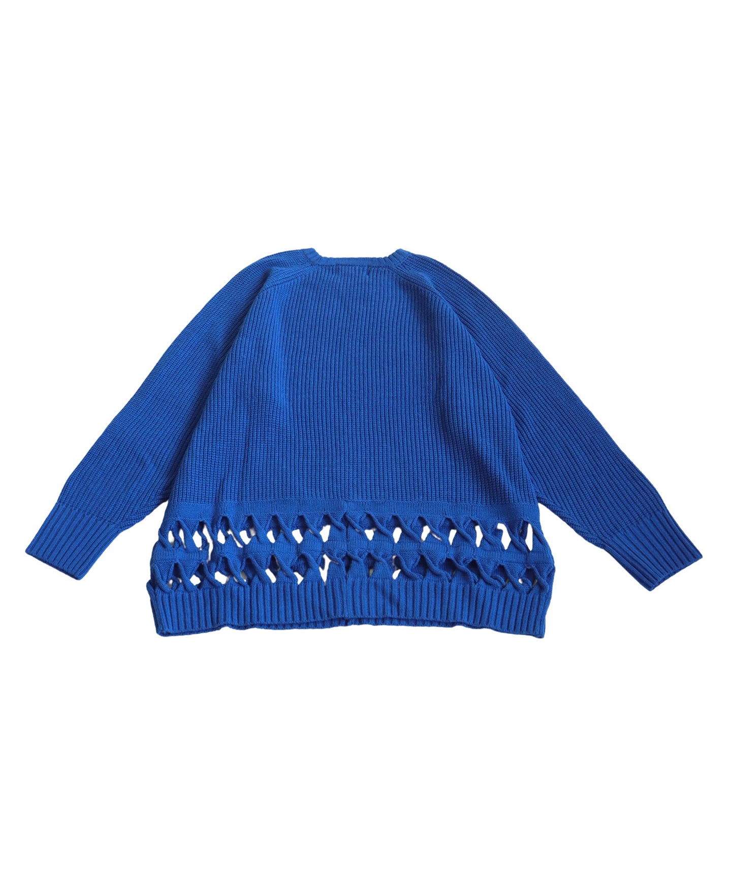 Twisted Hem Design Knit Tops Unisex