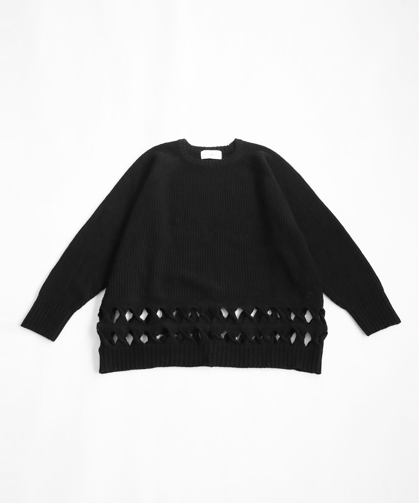 Twisted Hem Design Knit Tops Unisex