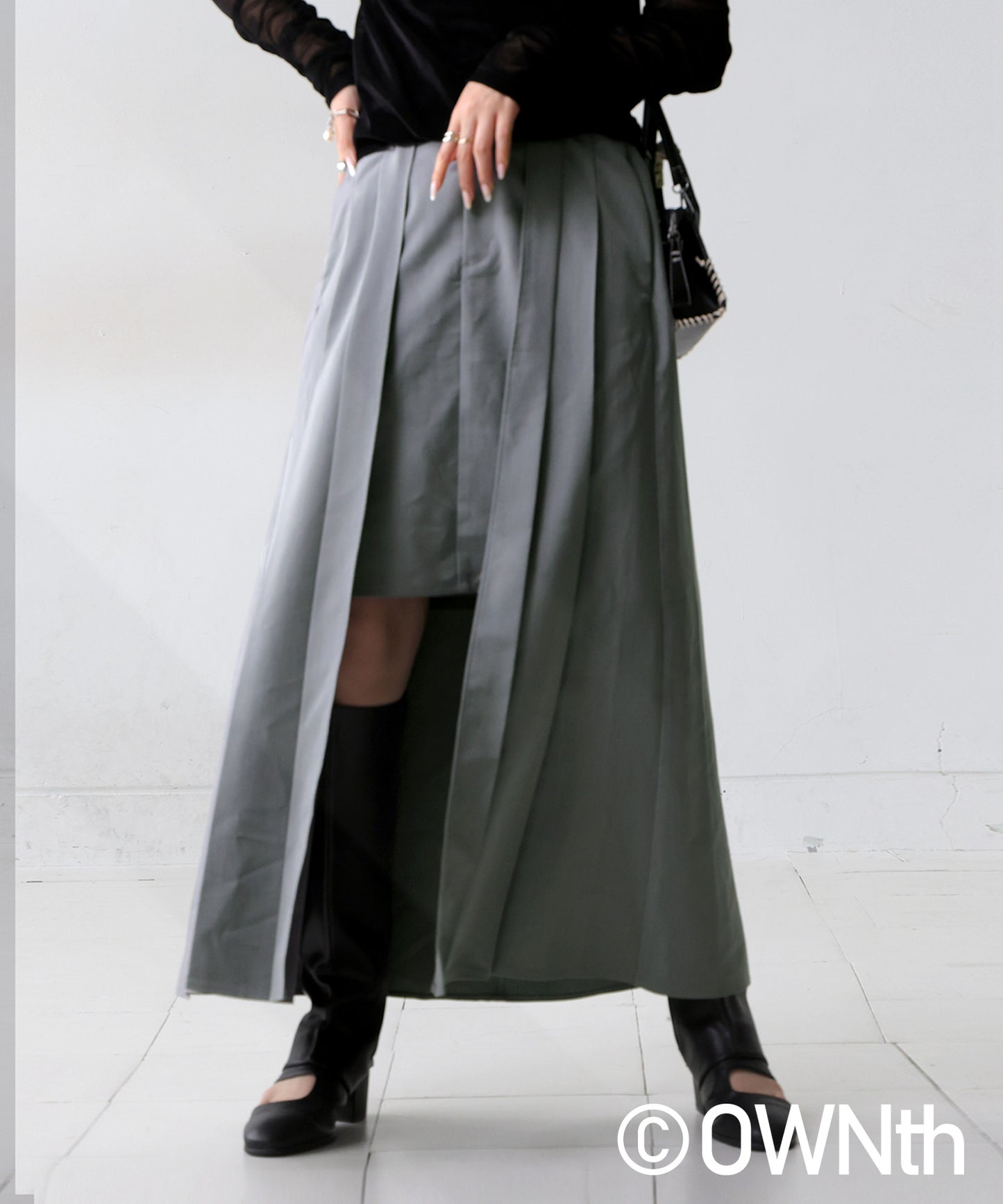 Layered Design Skirt Ladies