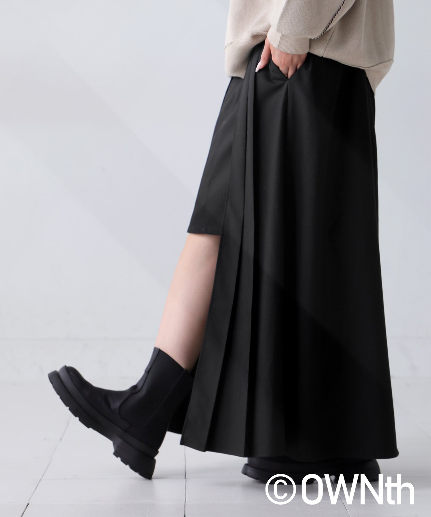 Layered Design Skirt Ladies