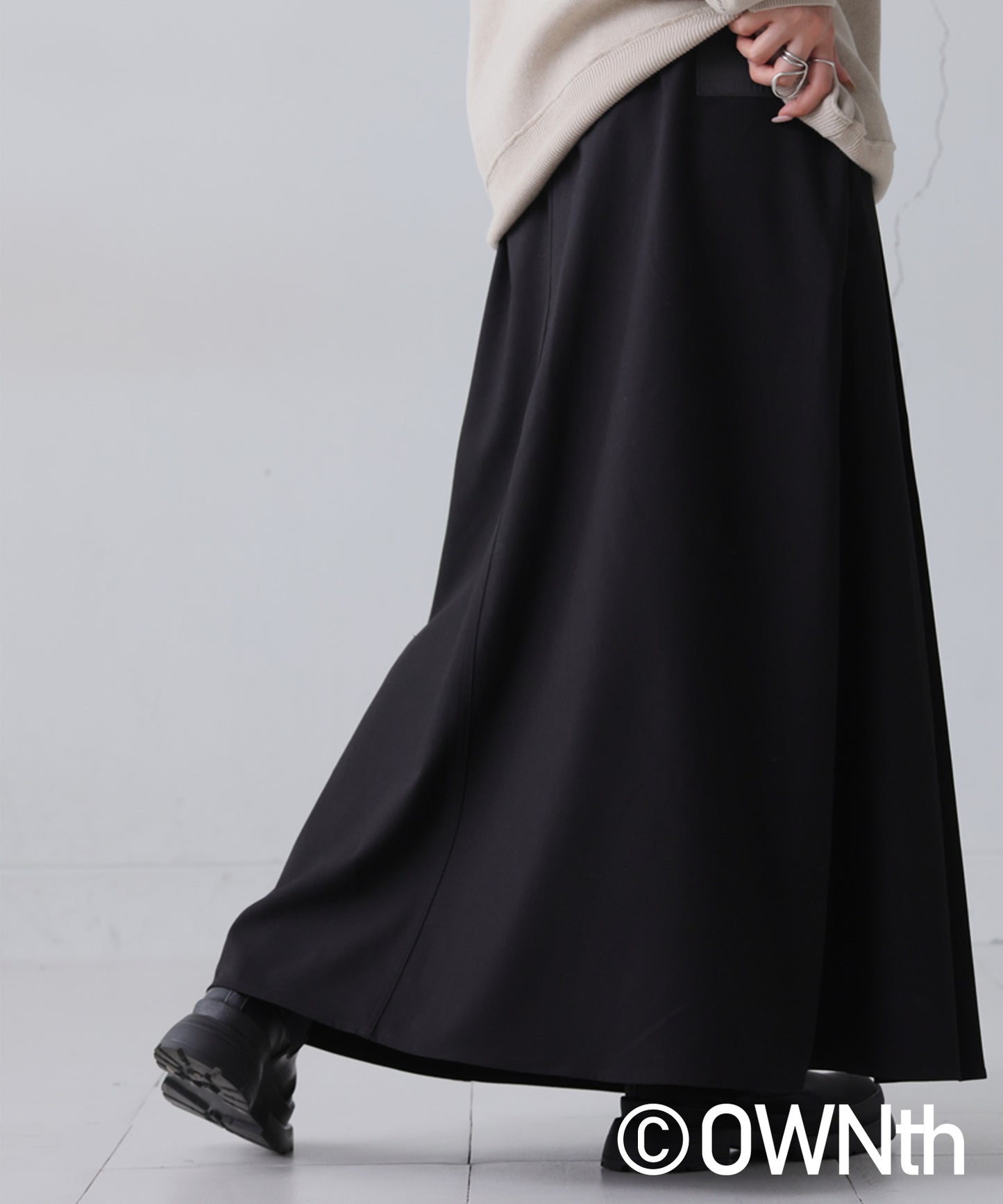 Layered Design Skirt Ladies