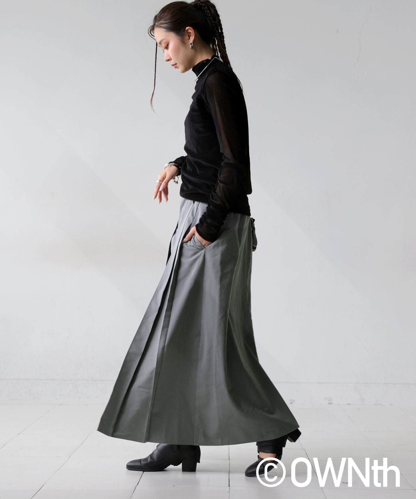 Layered Design Skirt Ladies