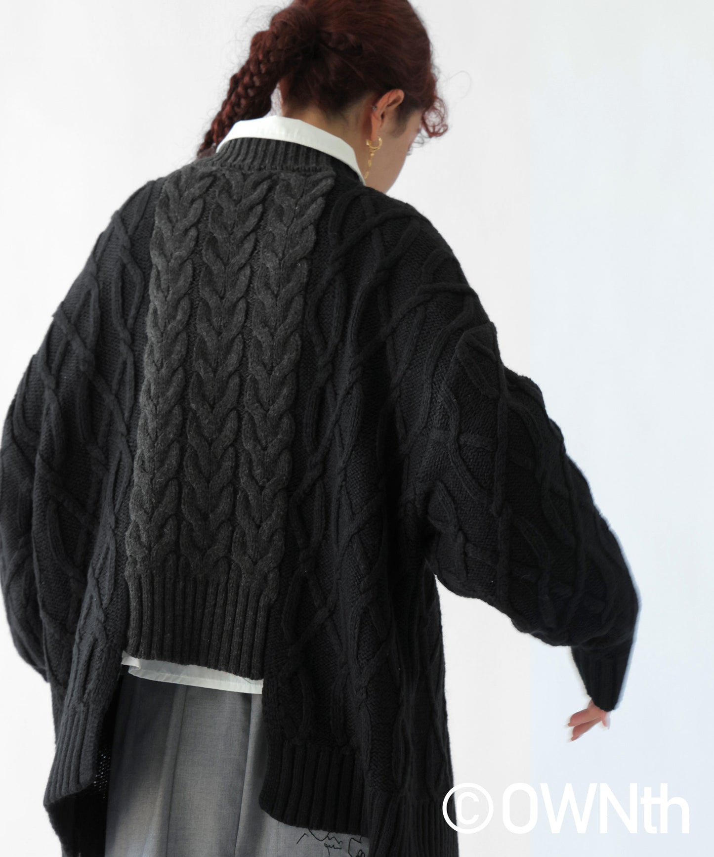Cable Knitted Knit Ladies