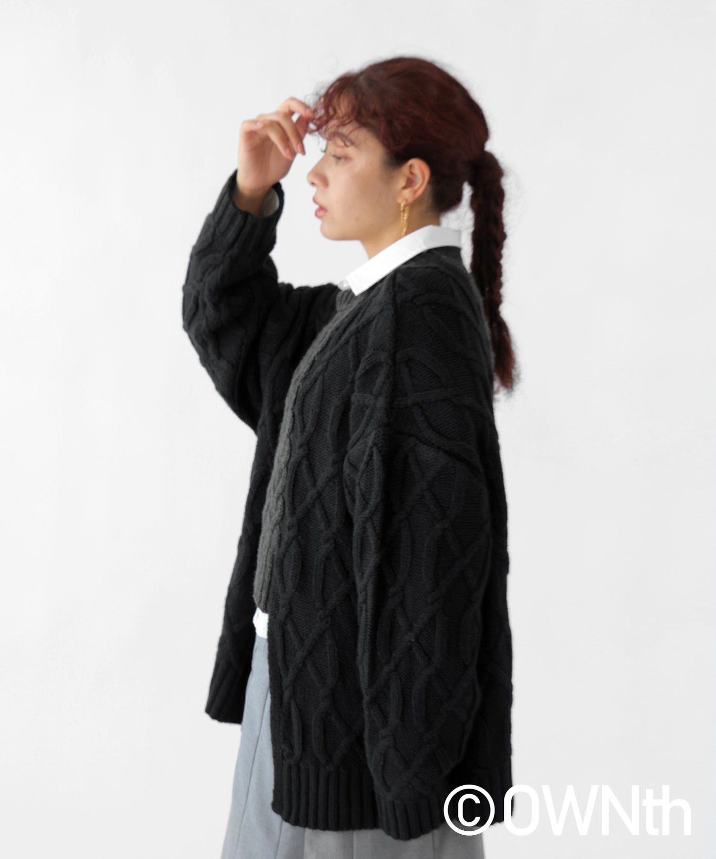 Cable Knitted Knit Ladies
